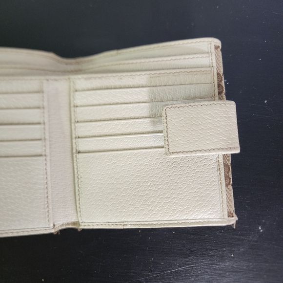 Gucci Compact Princy Wallet with Sherry Line Ribbon Bow GG Monogram Canvas - Picture 16 of 16